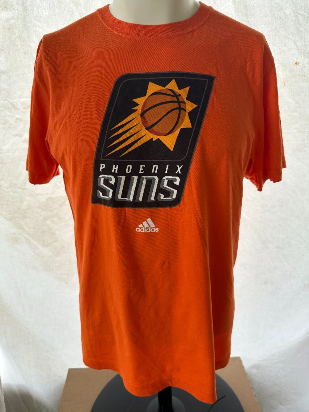 Phoenix Suns Devin Booker Steve Nash Adidas Men's Orange T Shirt Size Medium